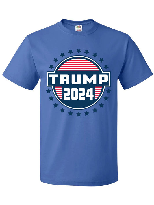 Trump for President 2024 Badge T-Shirt