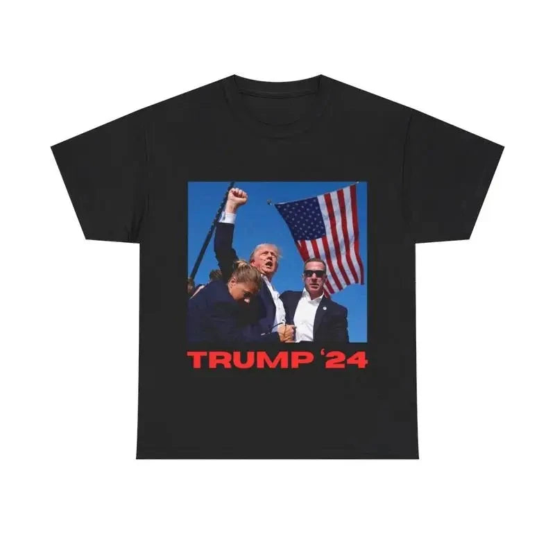 Trump Rally Shooter Tshirts -Trump 2024 -DJT -Trump -Trump Survived -USA Freedom -Donald J. Trump Menswear Streetwear T-Shirt