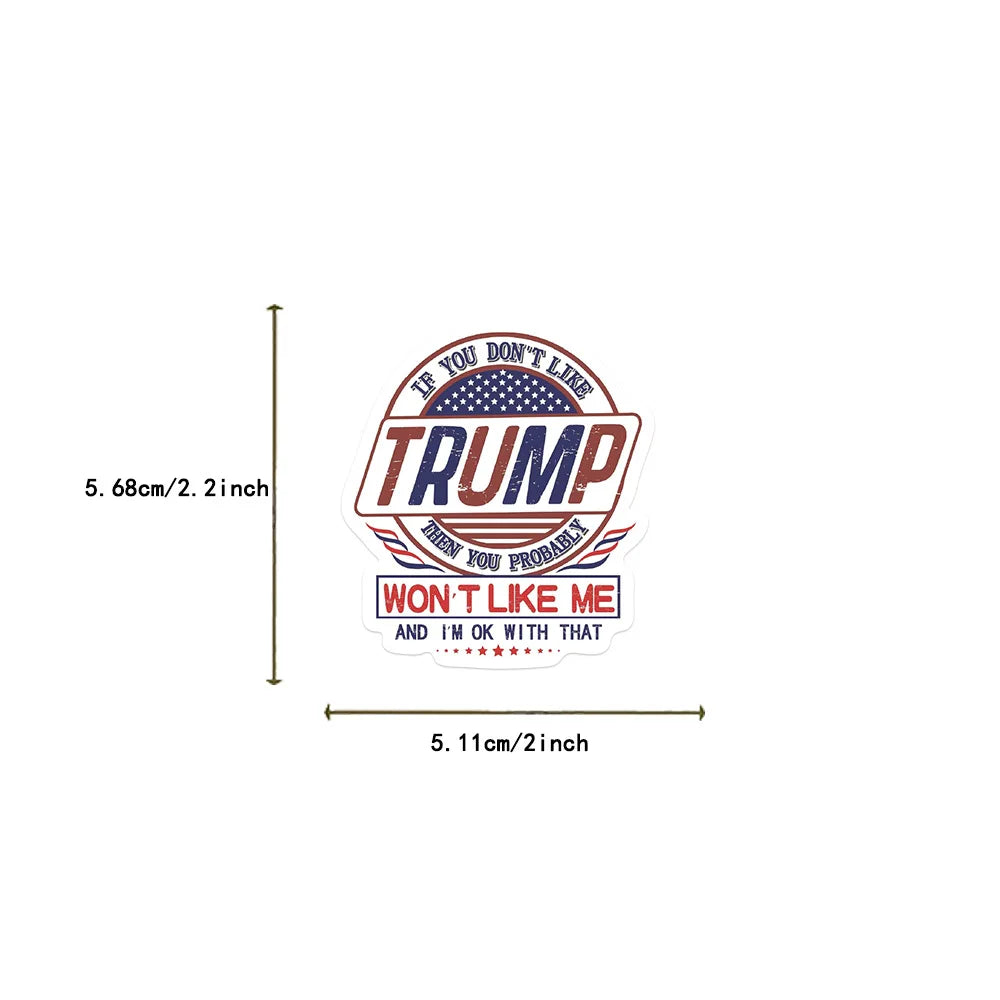 50Pcs Donald Trump 2024 Stickers, Trump Decal for Laptop, Phone, Car, Water Bottle