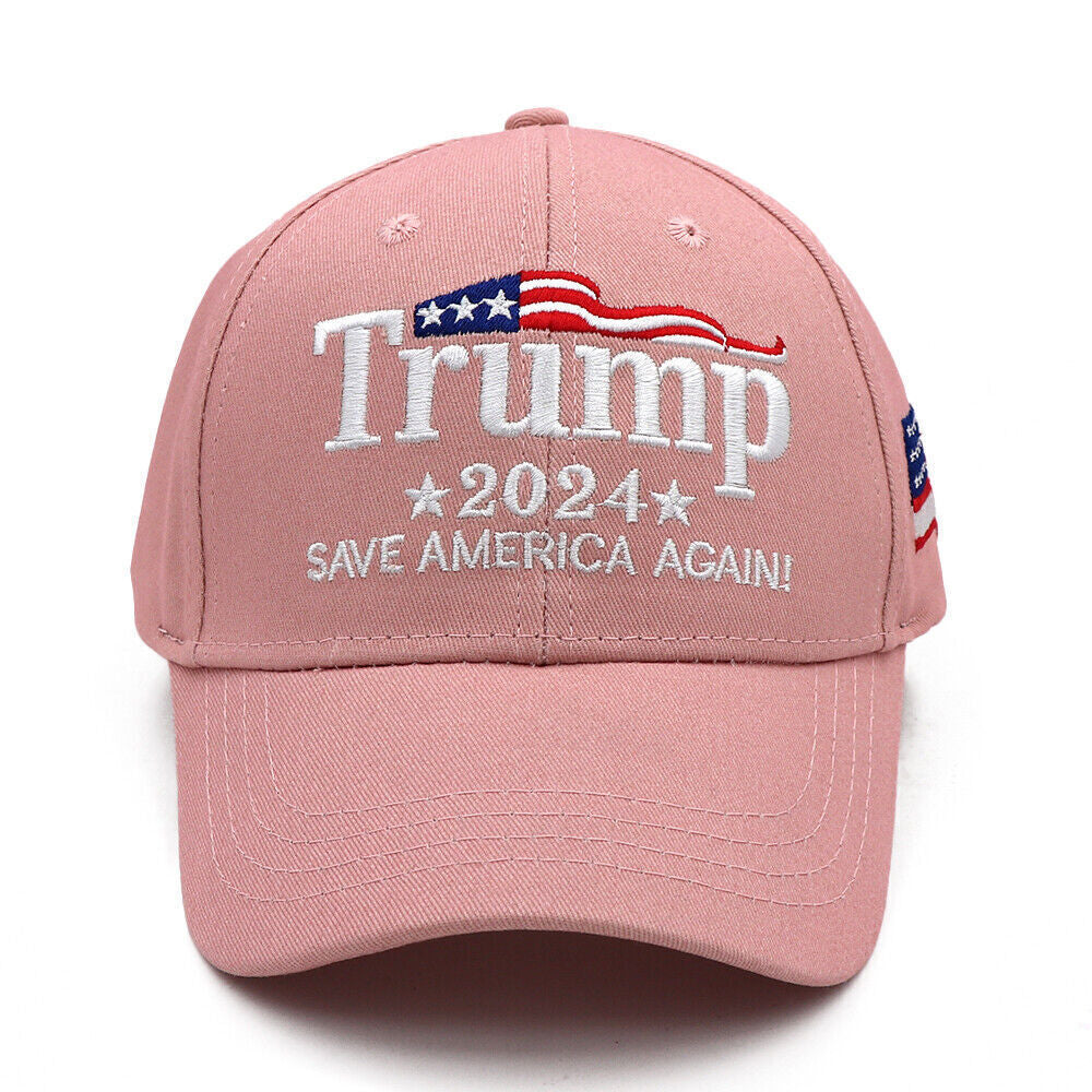 Trump 2024 Ultra MAGA Hat USA Embroidered Logo Baseball Hats Ball Caps & Beanies