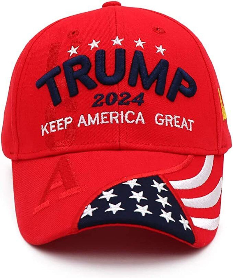 Trump 2024 Ultra MAGA Hat USA Embroidered Logo Baseball Hats Ball Caps & Beanies