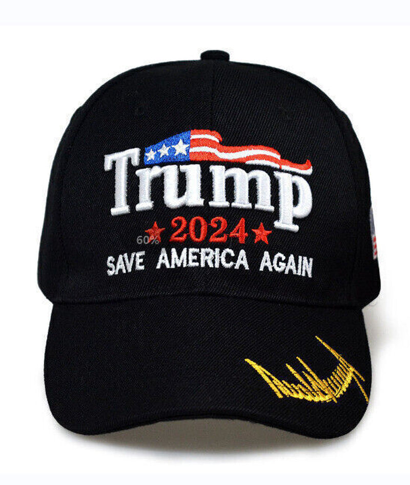 Trump 2024 Ultra MAGA Hat USA Embroidered Logo Baseball Hats Ball Caps & Beanies