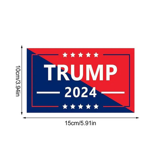 Trump Bumper Sticker 2024 Trump Take America Back 2024 Bumper Sticker Self-Adhesive Waterproof Non Stick Bumper and Window