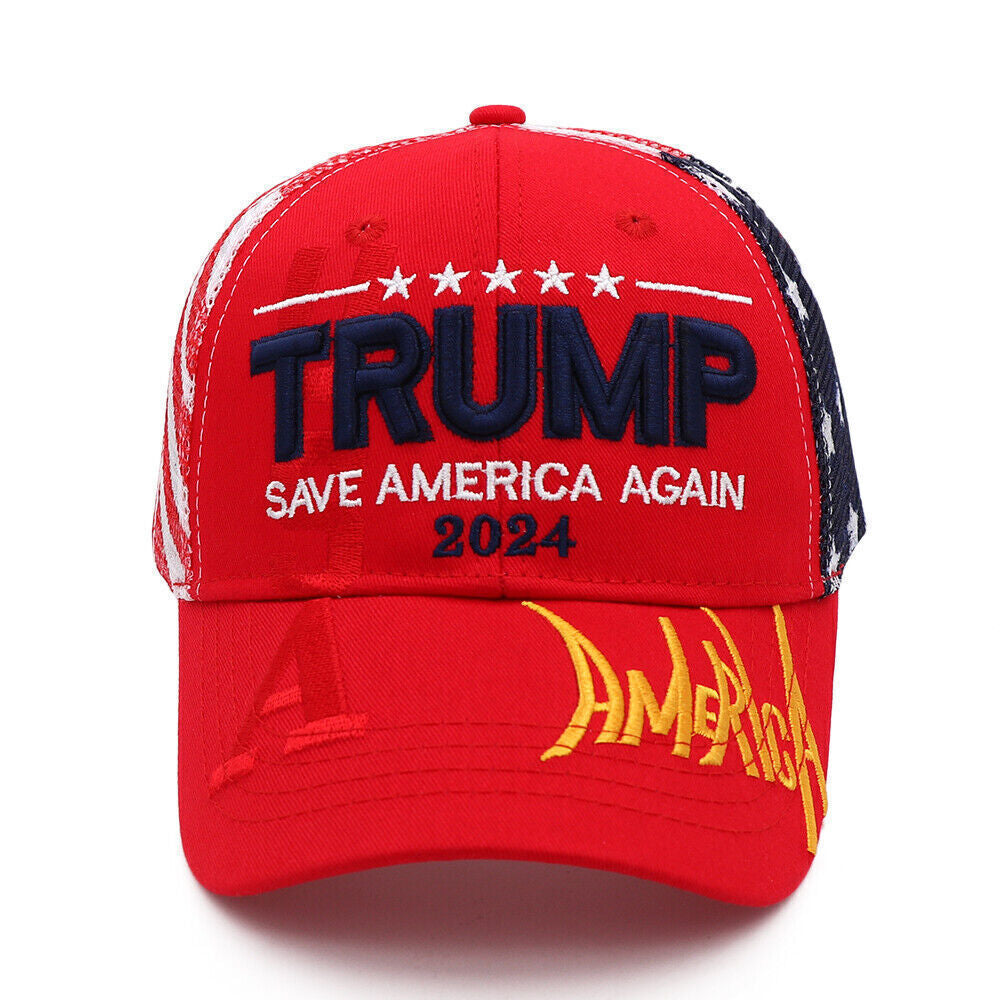 Trump 2024 Ultra MAGA Hat USA Embroidered Logo Baseball Hats Ball Caps & Beanies